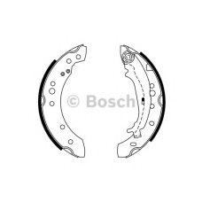 0 986 487 746 BOSCH Комплект тормозных колодок