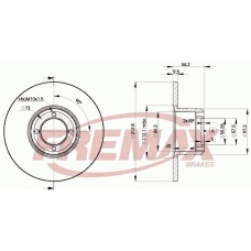BD-8266 FREMAX Тормозной диск