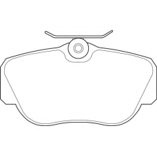 WBP21055A WAGNER LOCKHEED Комплект тормозных колодок, дисковый тормоз