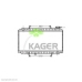 31-3163 KAGER Радиатор, охлаждение двигателя