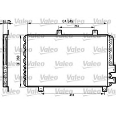 816973 VALEO Конденсатор, кондиционер