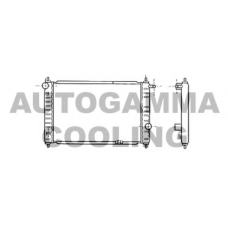 102051 AUTOGAMMA Радиатор, охлаждение двигателя