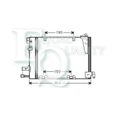 CO0140 EQUAL QUALITY Конденсатор, кондиционер