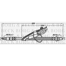 BBH6754 BORG & BECK Тормозной шланг