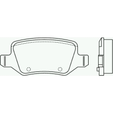 P 50 058 BREMBO Комплект тормозных колодок, дисковый тормоз