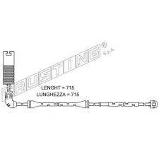 SU.155 TRUSTING Сигнализатор, износ тормозных колодок