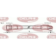 LH1343 DELPHI Тормозной шланг