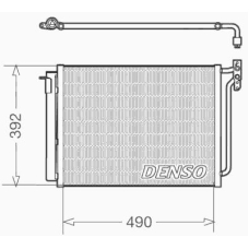 DCN05009 DENSO Конденсатор, кондиционер