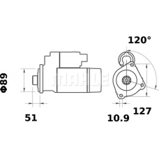 MS 139 MAHLE Стартер