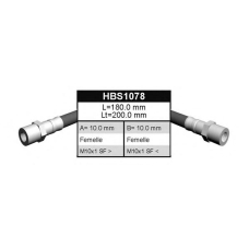 HBS1078 QUINTON HAZELL Тормозной шланг