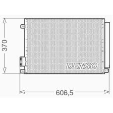 DCN09045 DENSO Конденсатор, кондиционер