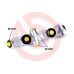 M 68 038 BREMBO Главный тормозной цилиндр