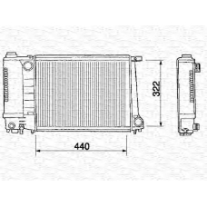 350213240000 MAGNETI MARELLI Радиатор, охлаждение двигателя