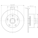 MDC2000 MINTEX Тормозной диск