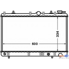 8MK 376 768-441 HELLA Радиатор, охлаждение двигателя