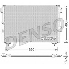 DCN50033 DENSO Конденсатор, кондиционер