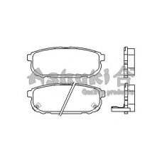 I042-20J ASHUKI Комплект тормозных колодок, дисковый тормоз