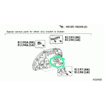 81130-02180 TOYOTA Фара правая