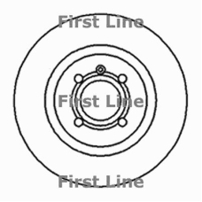 FBD404 FIRST LINE Тормозной диск