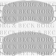 BBP1336 BORG & BECK Комплект тормозных колодок, дисковый тормоз