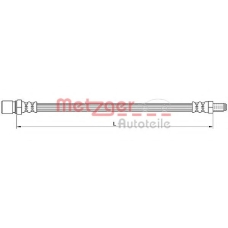 4110637 METZGER Тормозной шланг