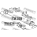 TM-030 FEBEST Подвеска, двигатель