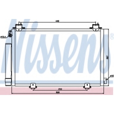 94590 NISSENS Конденсатор, кондиционер