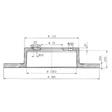 BSF4800 QUINTON HAZELL Тормозной диск