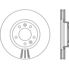BDR1898.20 OPEN PARTS Тормозной диск