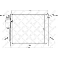 10-45584-SX STELLOX Конденсатор, кондиционер