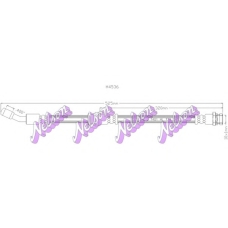 H4536 Brovex-Nelson Тормозной шланг