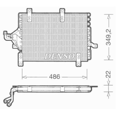 DCN09141 DENSO Конденсатор, кондиционер