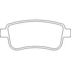 MDB3029 MINTEX Комплект тормозных колодок, дисковый тормоз