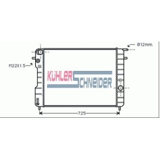 0600441 KUHLER SCHNEIDER Радиатор, охлаждение двигател