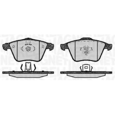 363916060608 MAGNETI MARELLI Комплект тормозных колодок, дисковый тормоз