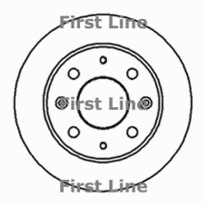 FBD188 FIRST LINE Тормозной диск