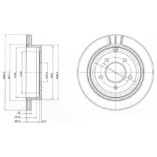BG4177 DELPHI Тормозной диск