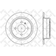 6020-1510-SX STELLOX Тормозной диск