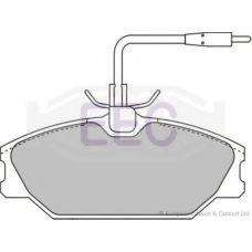BRP0776 EEC Комплект тормозных колодок, дисковый тормоз