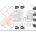 1268Q ABS Комплектующие, колодки дискового тормоза