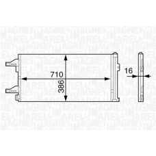 350203622000 MAGNETI MARELLI Конденсатор, кондиционер