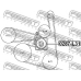 0287-L31 FEBEST Натяжной ролик, поликлиновой  ремень