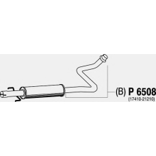P6508 FENNO Труба выхлопного газа