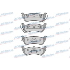 AC0581065D AC Delco Комплект тормозных колодок, дисковый тормоз