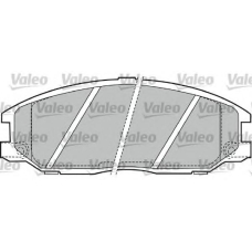 598505 VALEO Комплект тормозных колодок, дисковый тормоз