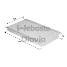 82D0325122A WEBASTO Фильтр, воздух во внутренном пространстве
