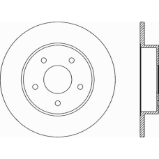 BDA2046.10 OPEN PARTS Тормозной диск