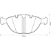 571993B BENDIX Комплект тормозных колодок, дисковый тормоз