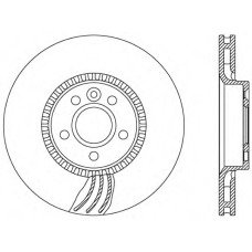 BDA2469.20 OPEN PARTS Тормозной диск