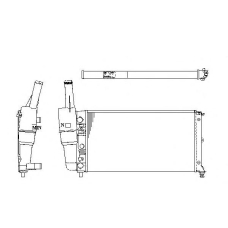 2109146 BEHR Radiator